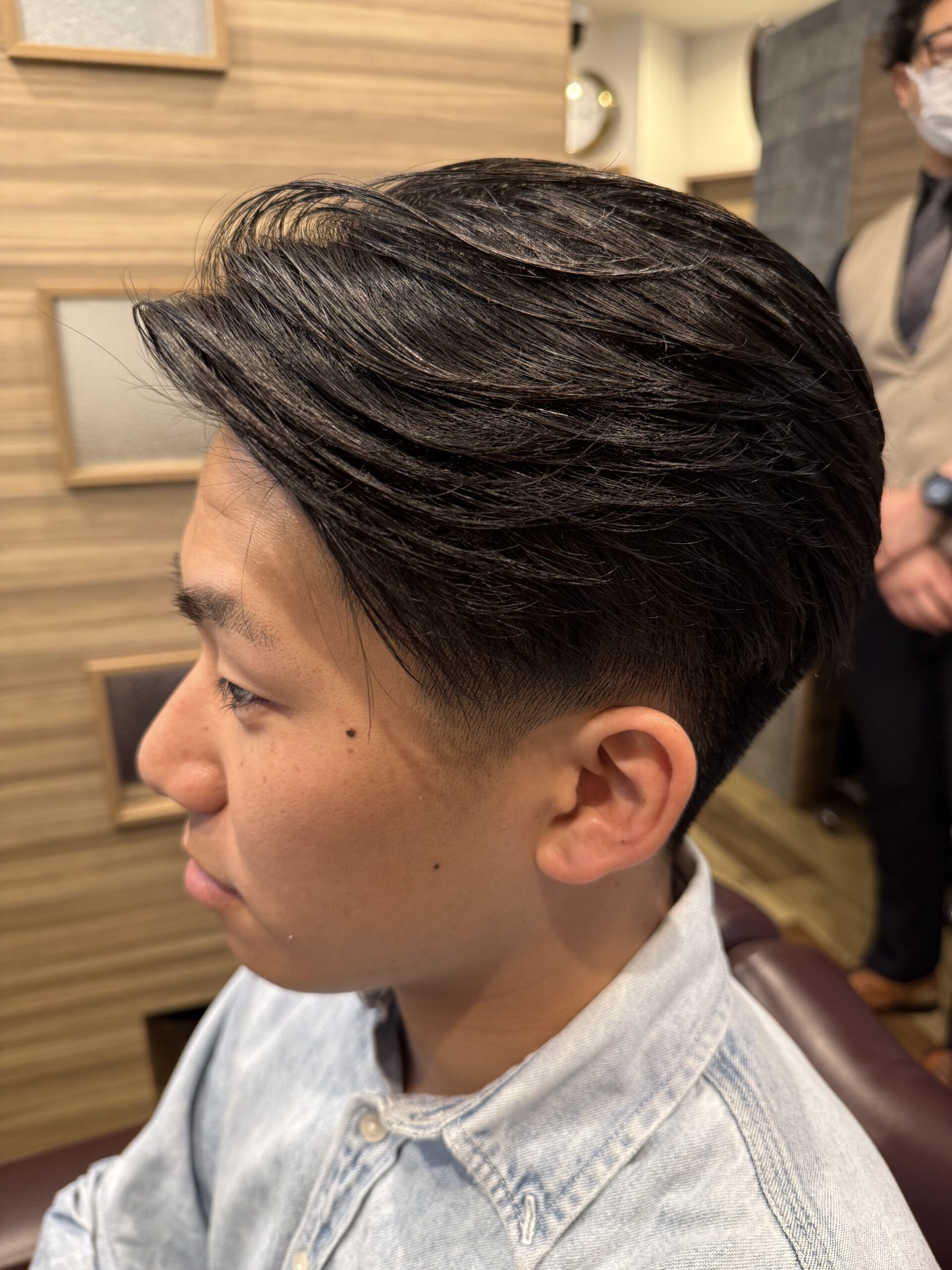 20代30代ビジネス◎ツーブロック毛流れ
