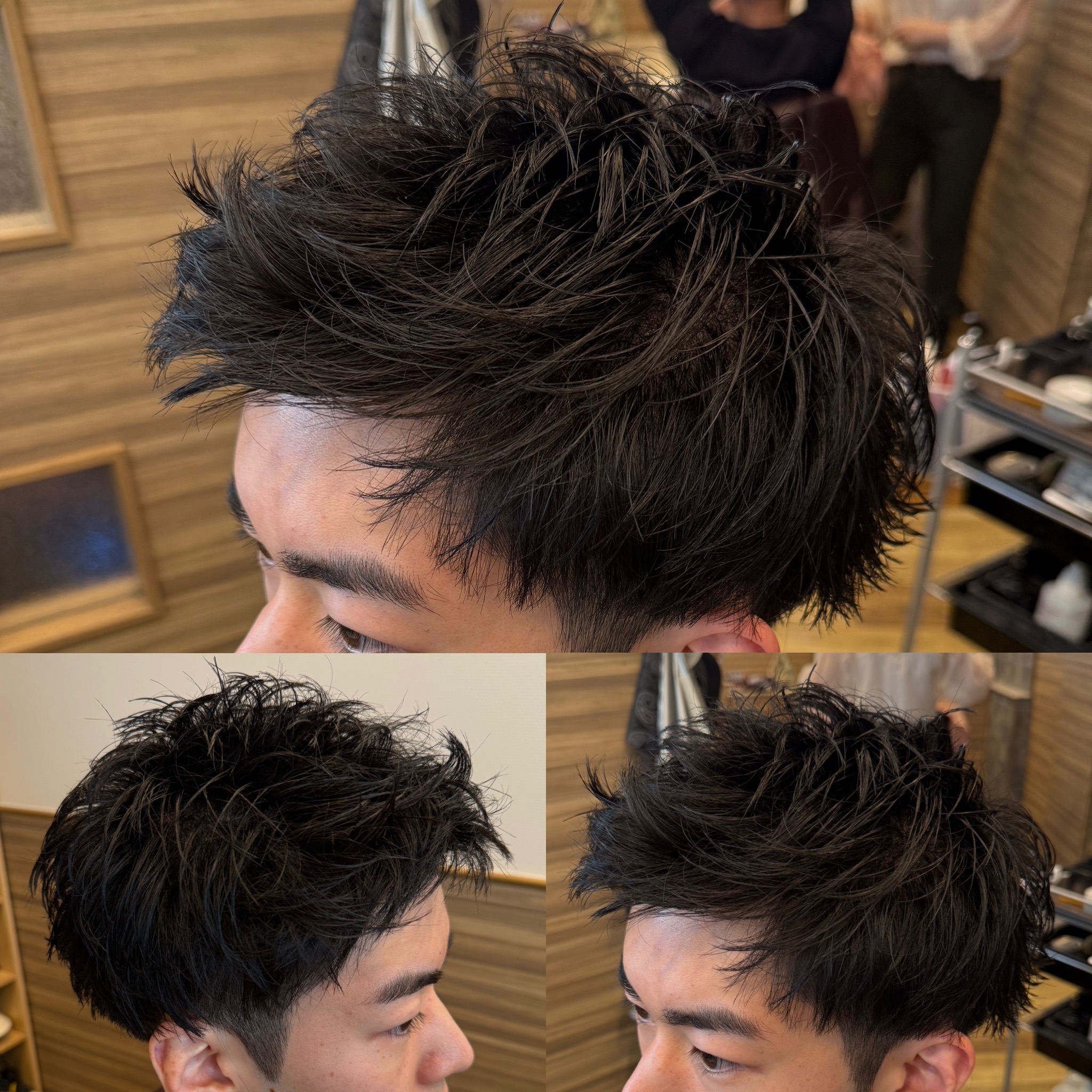 黒髪短髪ショート刈り上げ