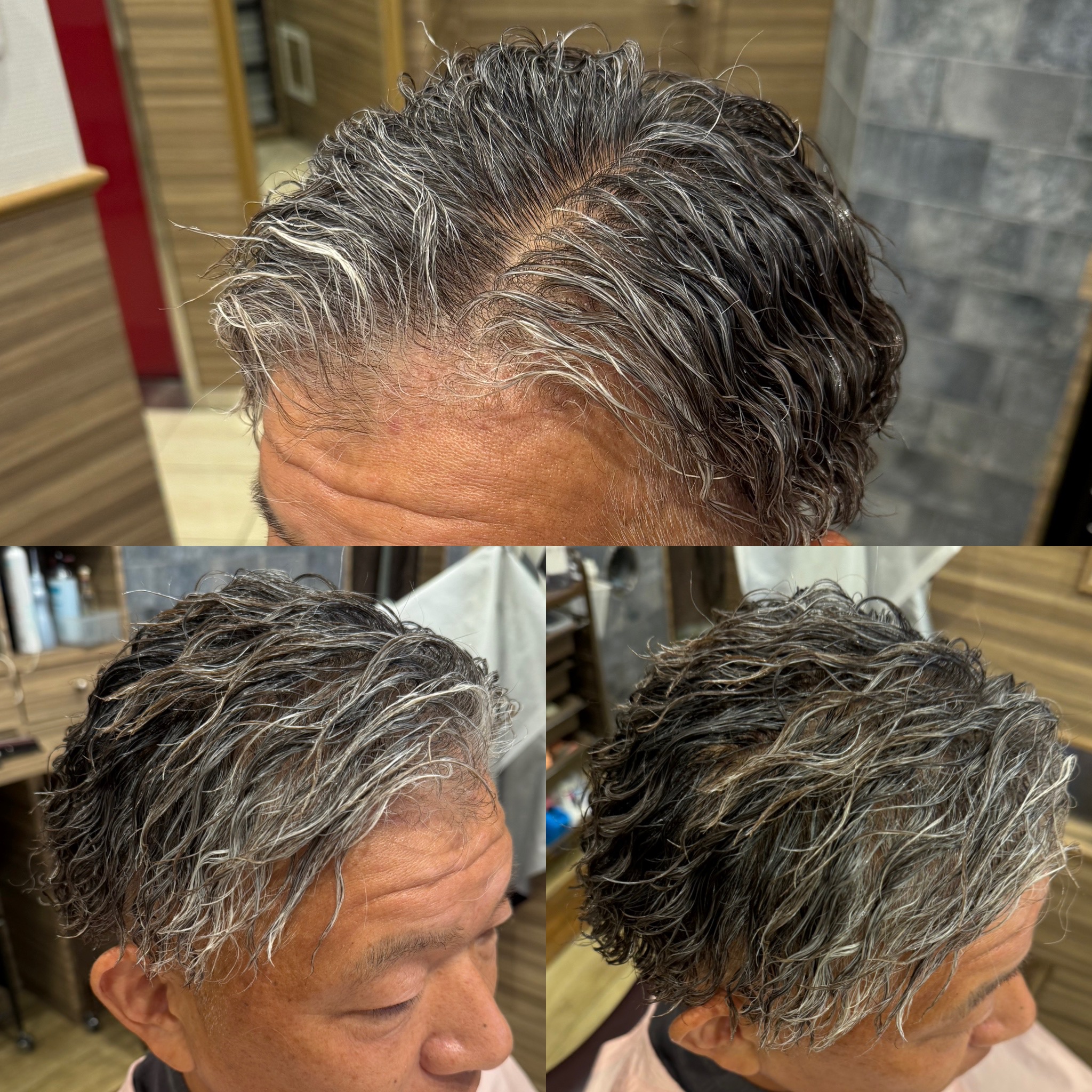 イケおじビジネスツイストスパイラルパーマ